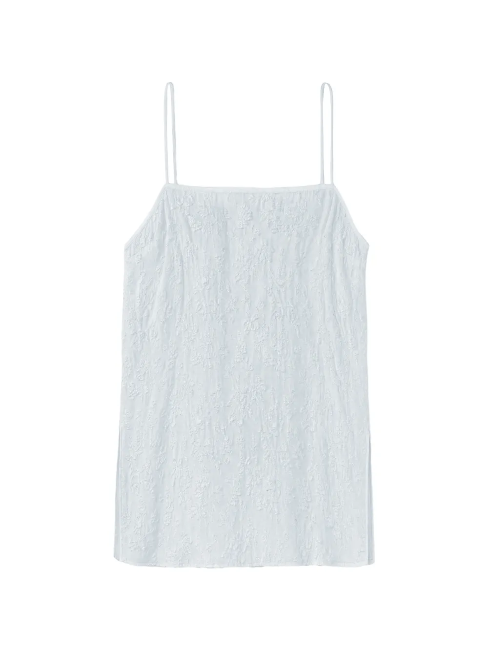 Reformation Ines floral-lace top Blauw