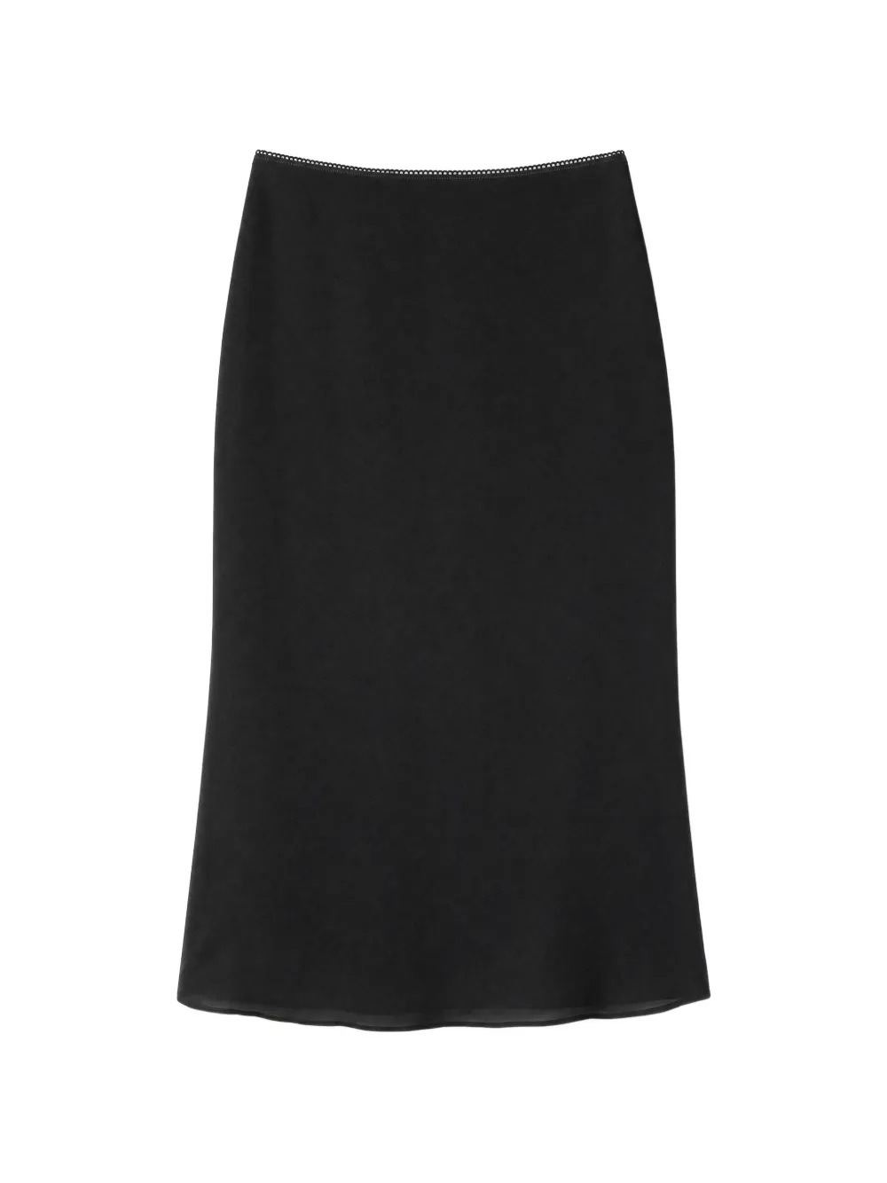 Reformation Layla lace-trim midi skirt - Schwarz