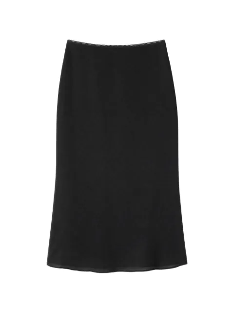 Reformation Layla lace-trim midi skirt