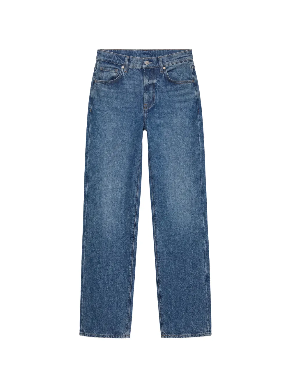 Reformation Straight-Leg-Jeans im 90s-Style - Blau