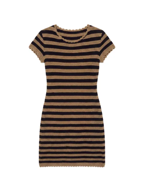 Reformation Pip striped mini dress
