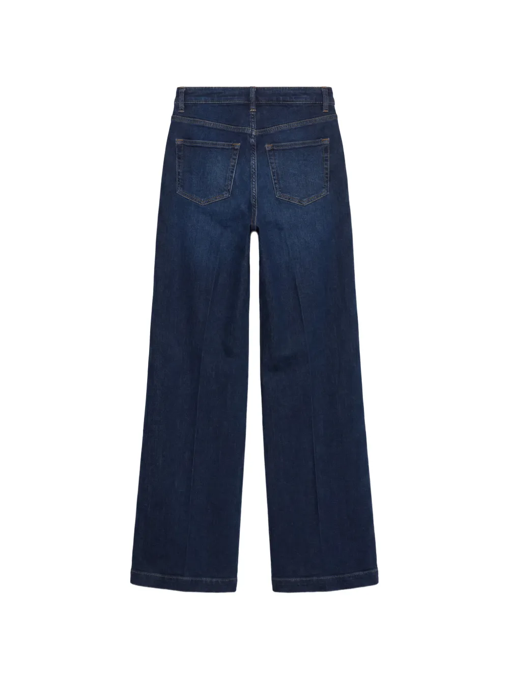 Reformation Bex jeans met wijde pijpen Blauw