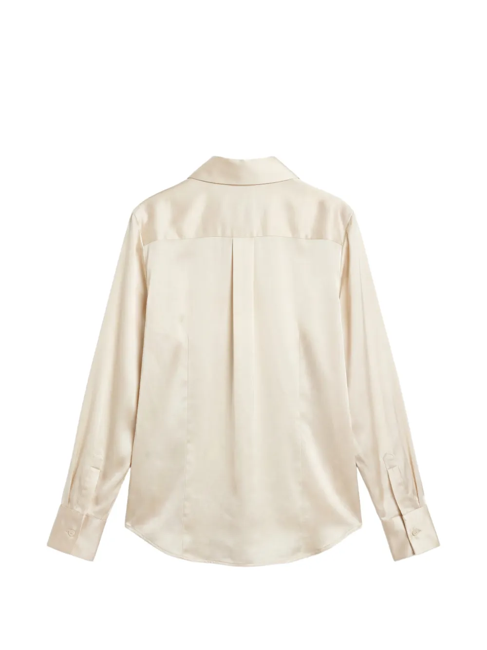Reformation Raya zijden blouse Beige