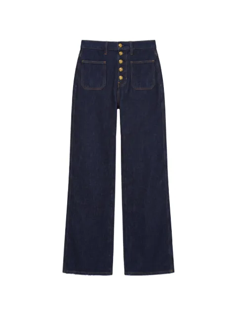 Reformation Cary high-rise wide-leg jeans