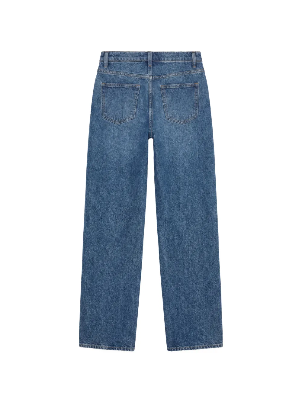 Reformation Val 90s jeans met riemlussen Blauw