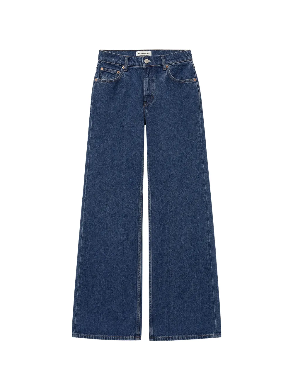 Reformation Cary wide-leg jeans - Blau
