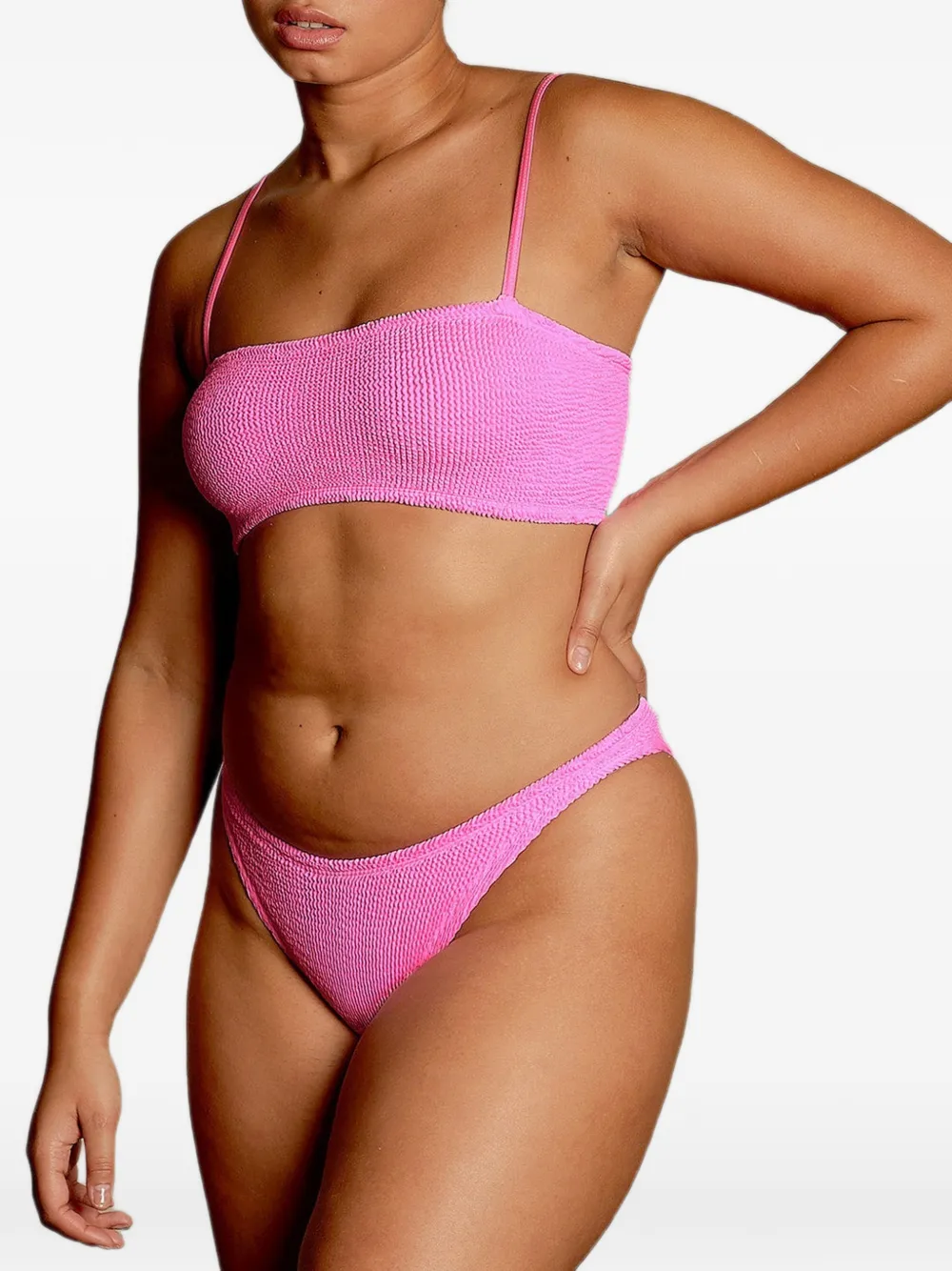 Hunza G Gigi bikini met spaghettibandjes Roze