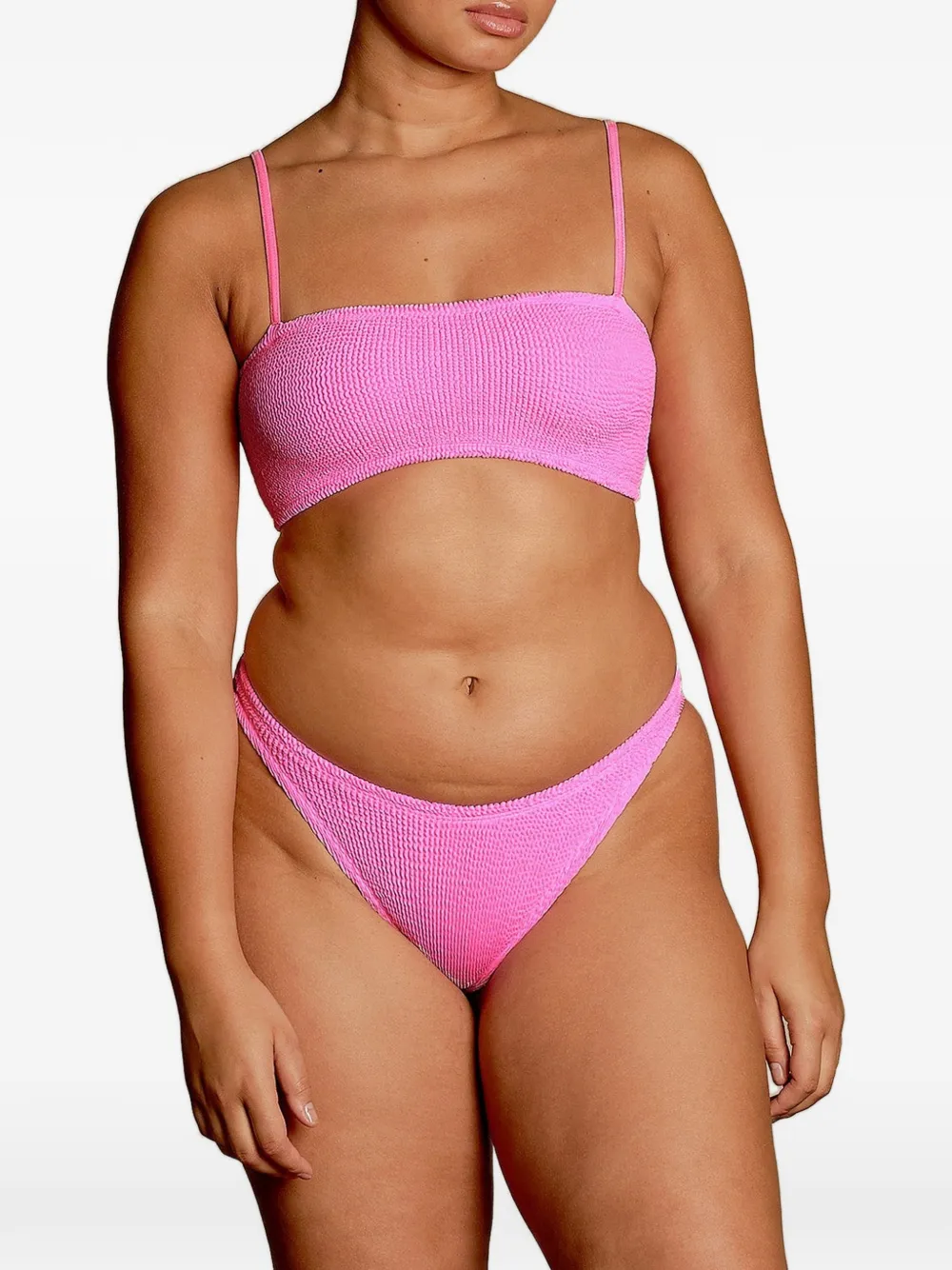 Hunza G Gigi bikini met spaghettibandjes Roze