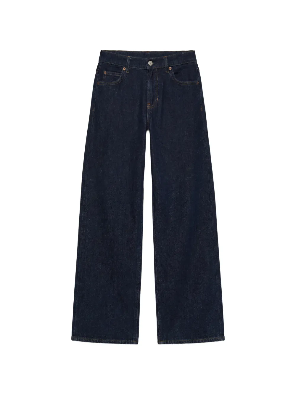 Reformation Cary Wide-Leg-Jeans - Blau