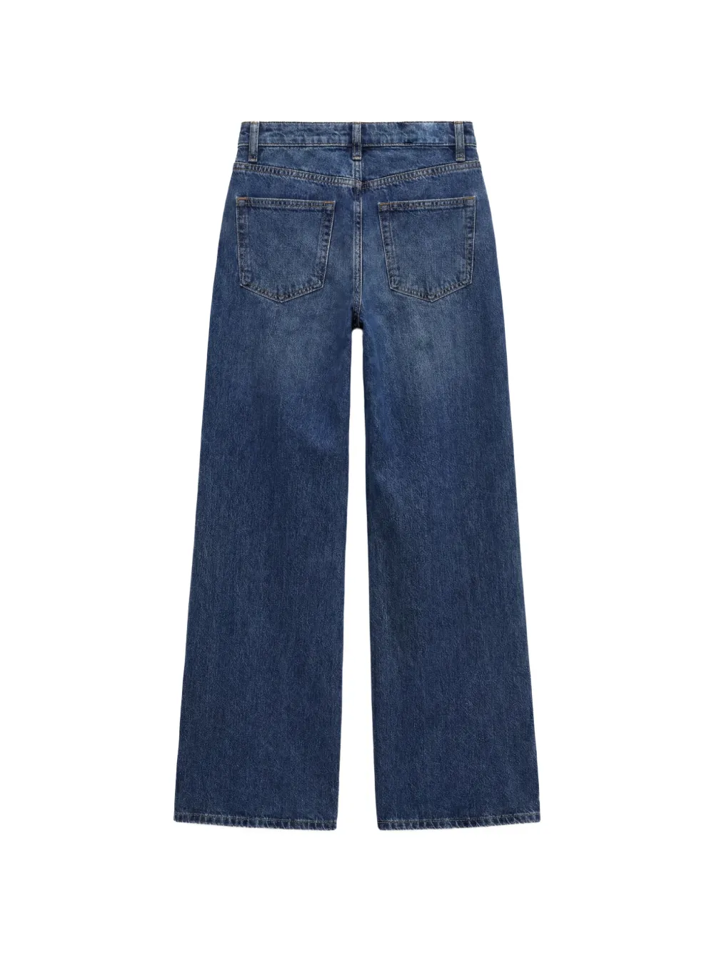 Reformation Cary jeans met wijde pijpen Blauw