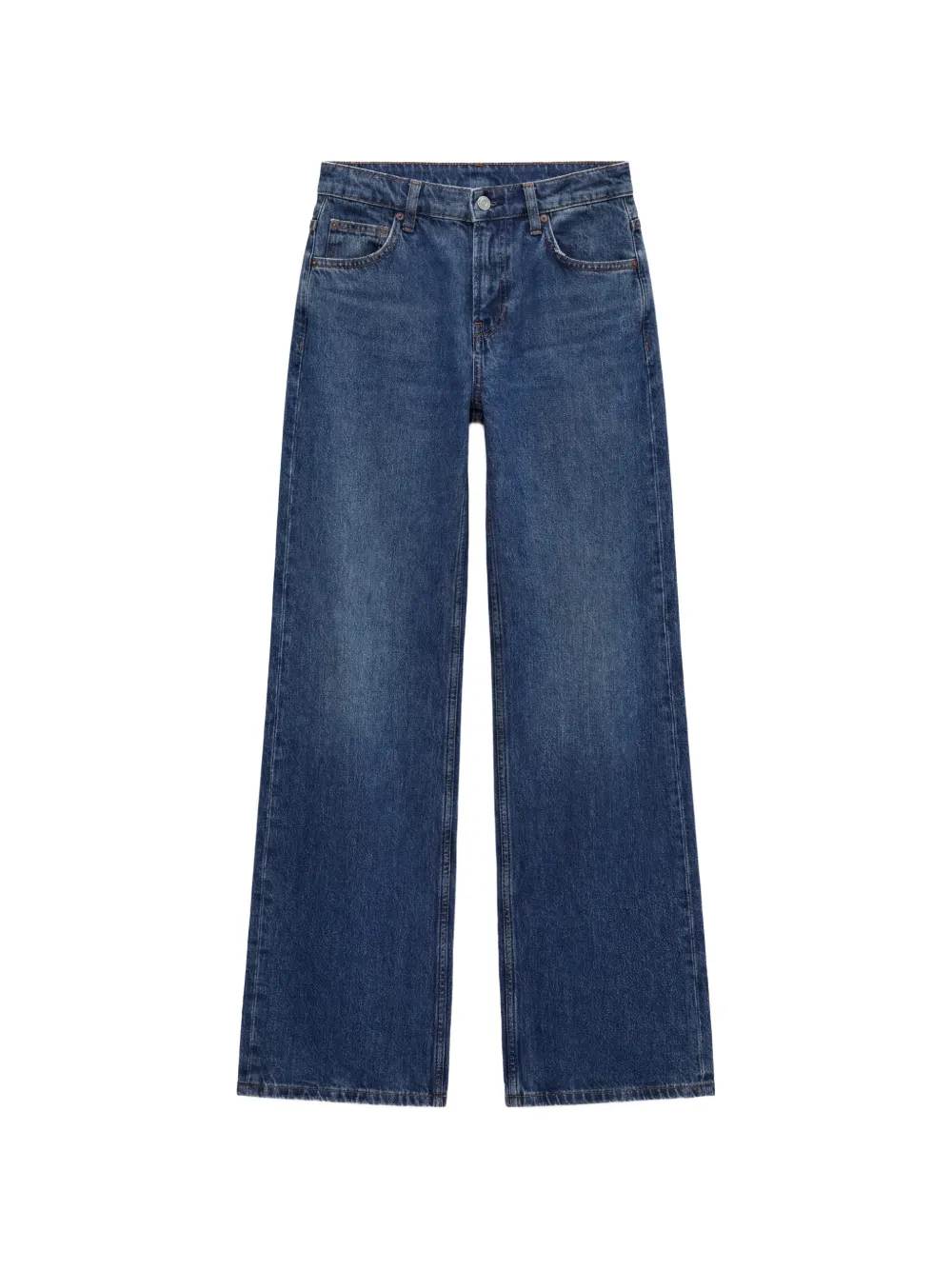 Reformation Cary Wide-leg-jeans In Blue