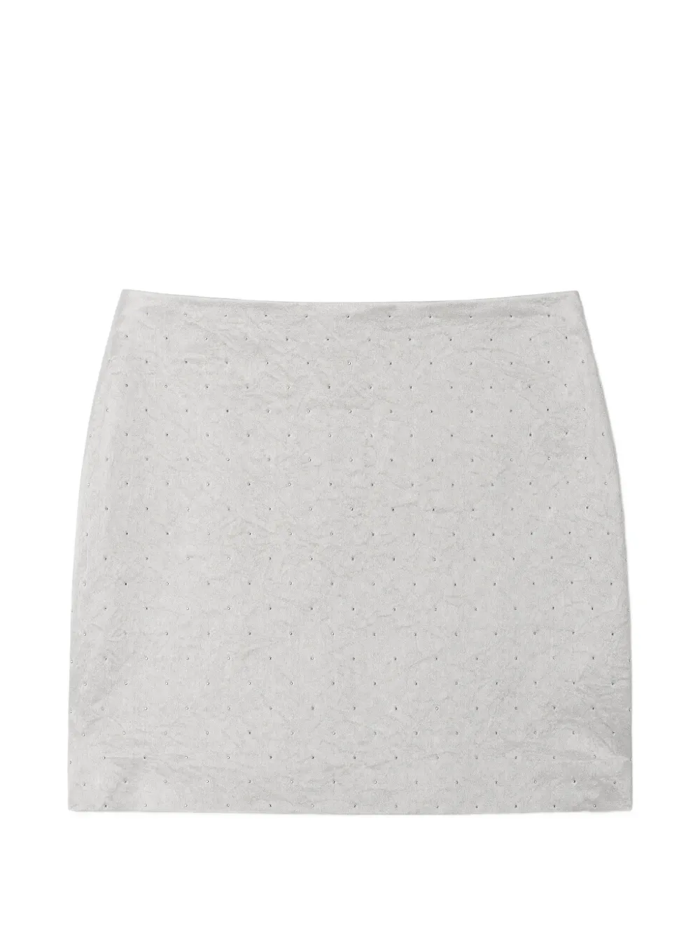 Reformation Carla embellished mini skirt - Argento