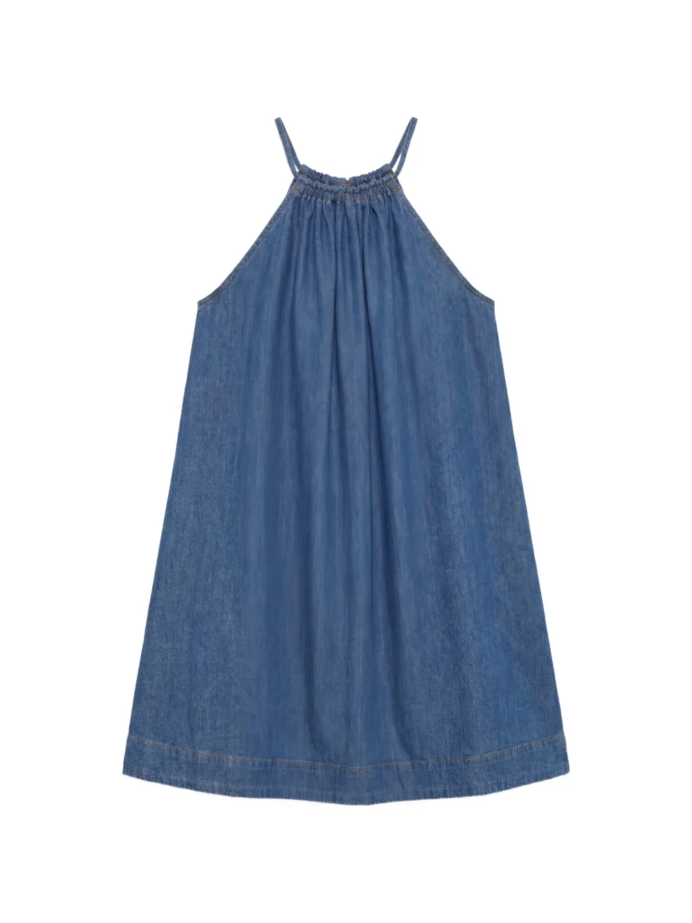 Reformation Paisley Halterneck Mini Dress In 블루