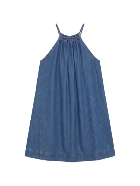 Reformation vestido corto con cuello halter y motivo de cachemira