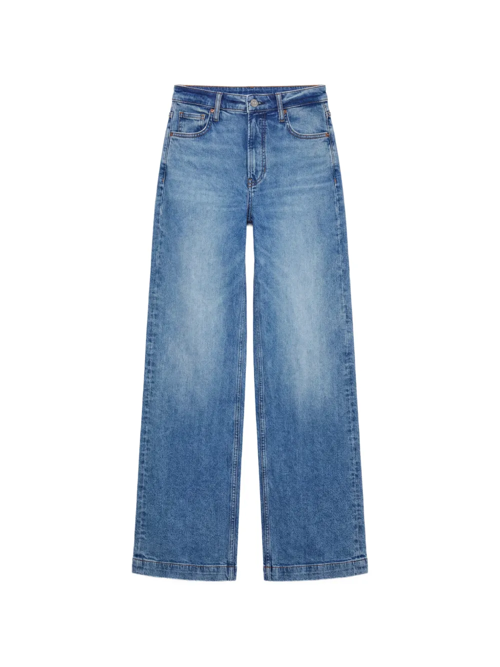 Reformation Bex Wide-Leg-Jeans - Blau