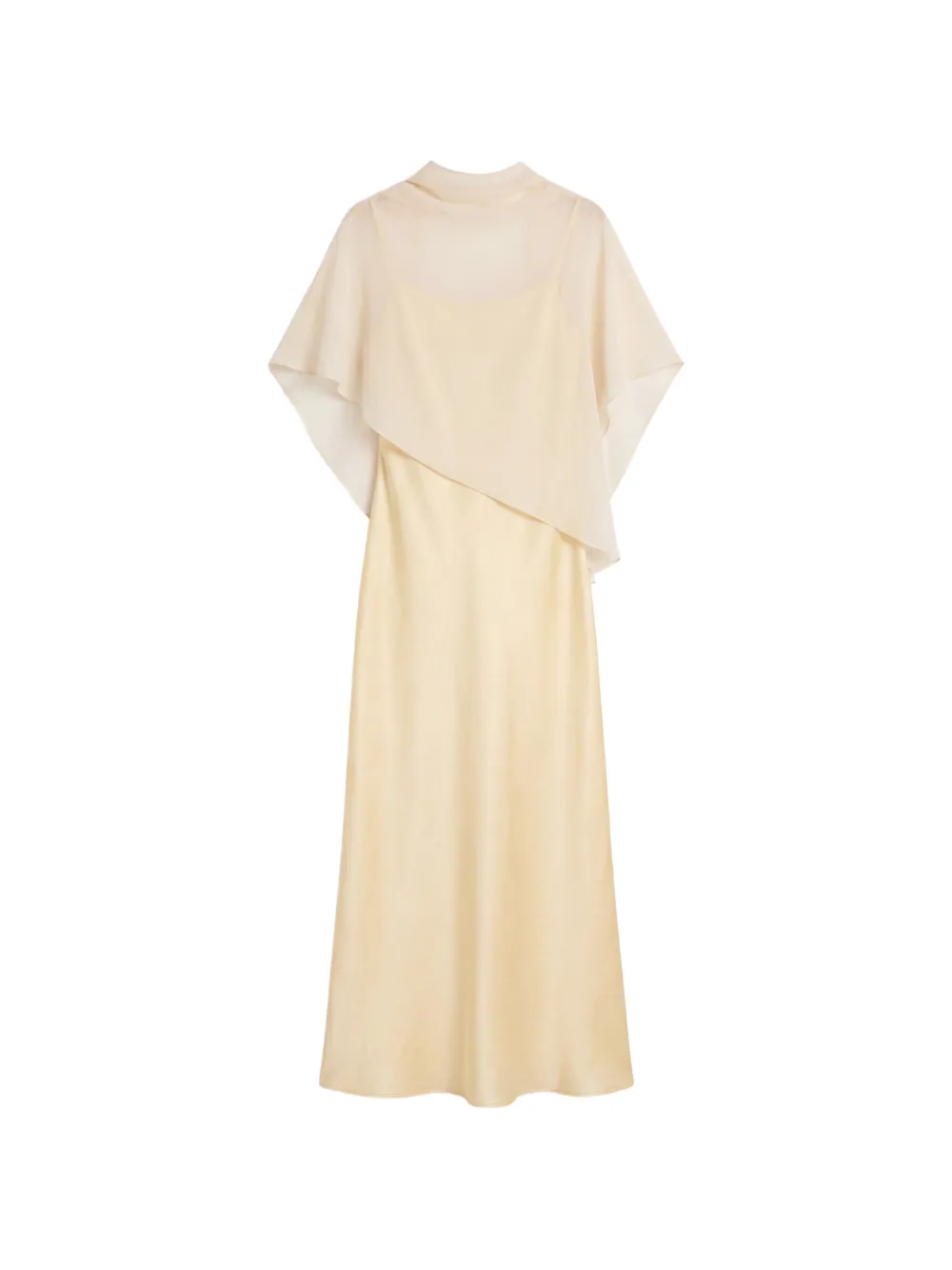 Reformation Lilibeth asymmetric silk midi dress
