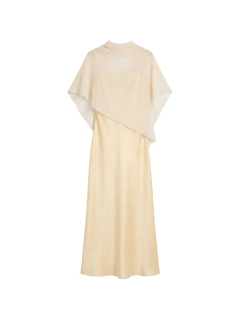 Reformation Lilibeth asymmetric silk midi dress