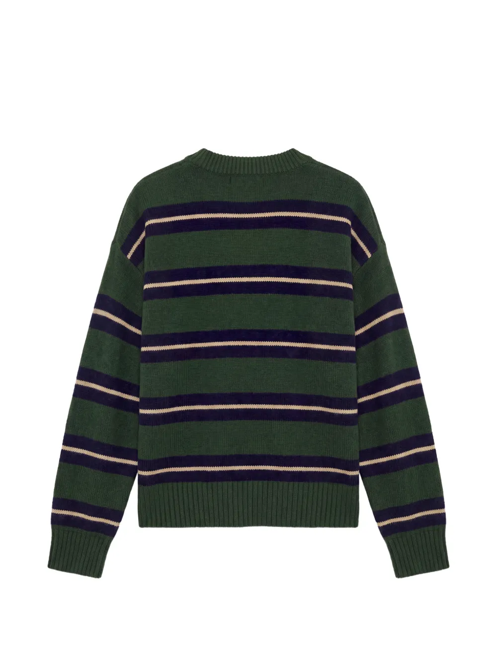 Reformation Cove striped sweater Groen