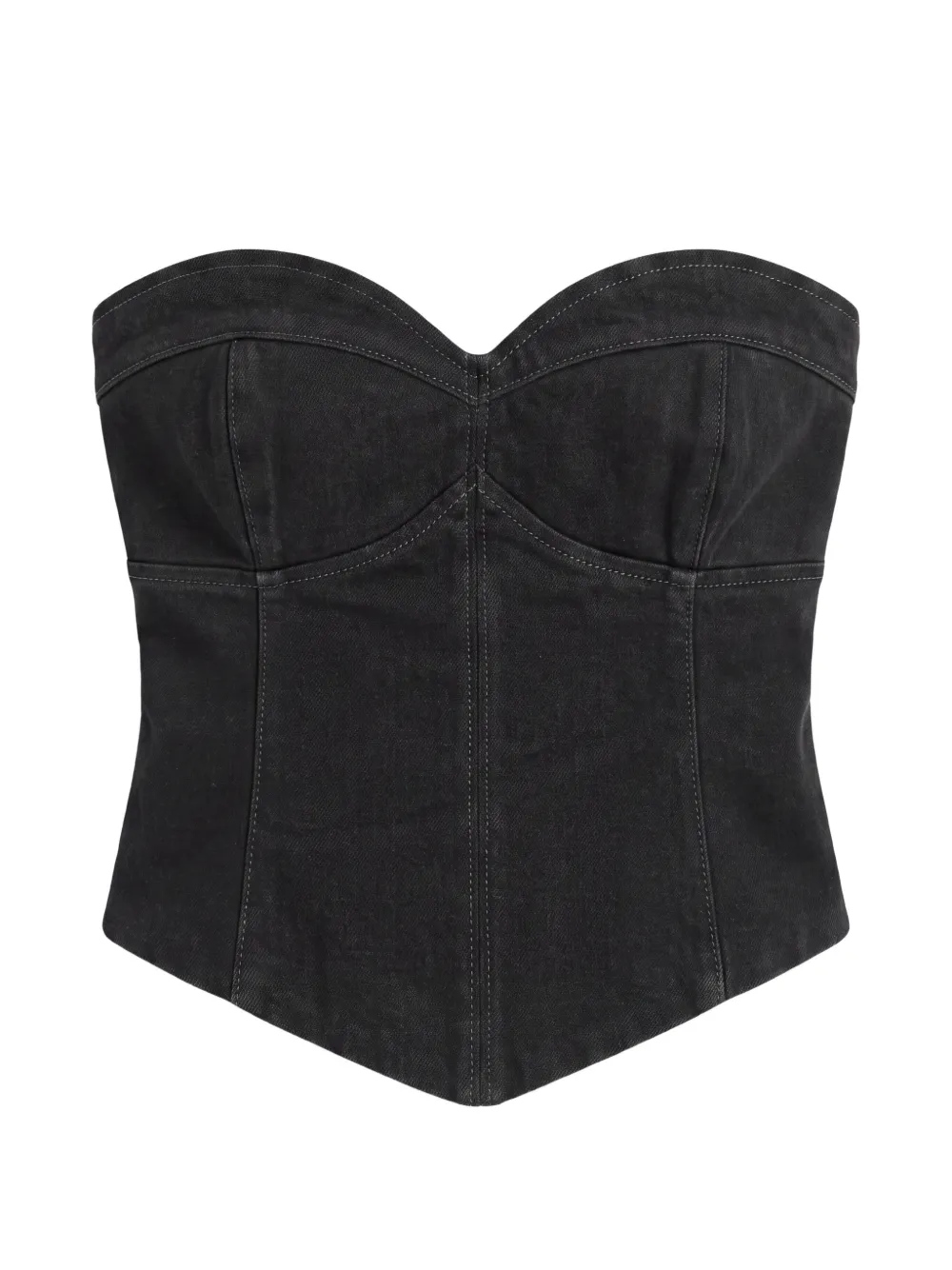 Reformation Kamila denim top