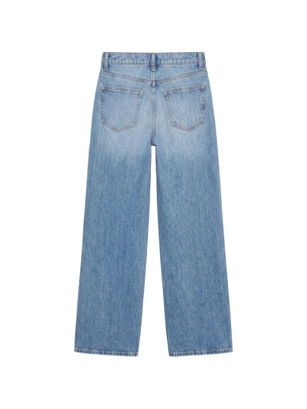 Reformation Cary slouchy wide-leg jeans Blauw