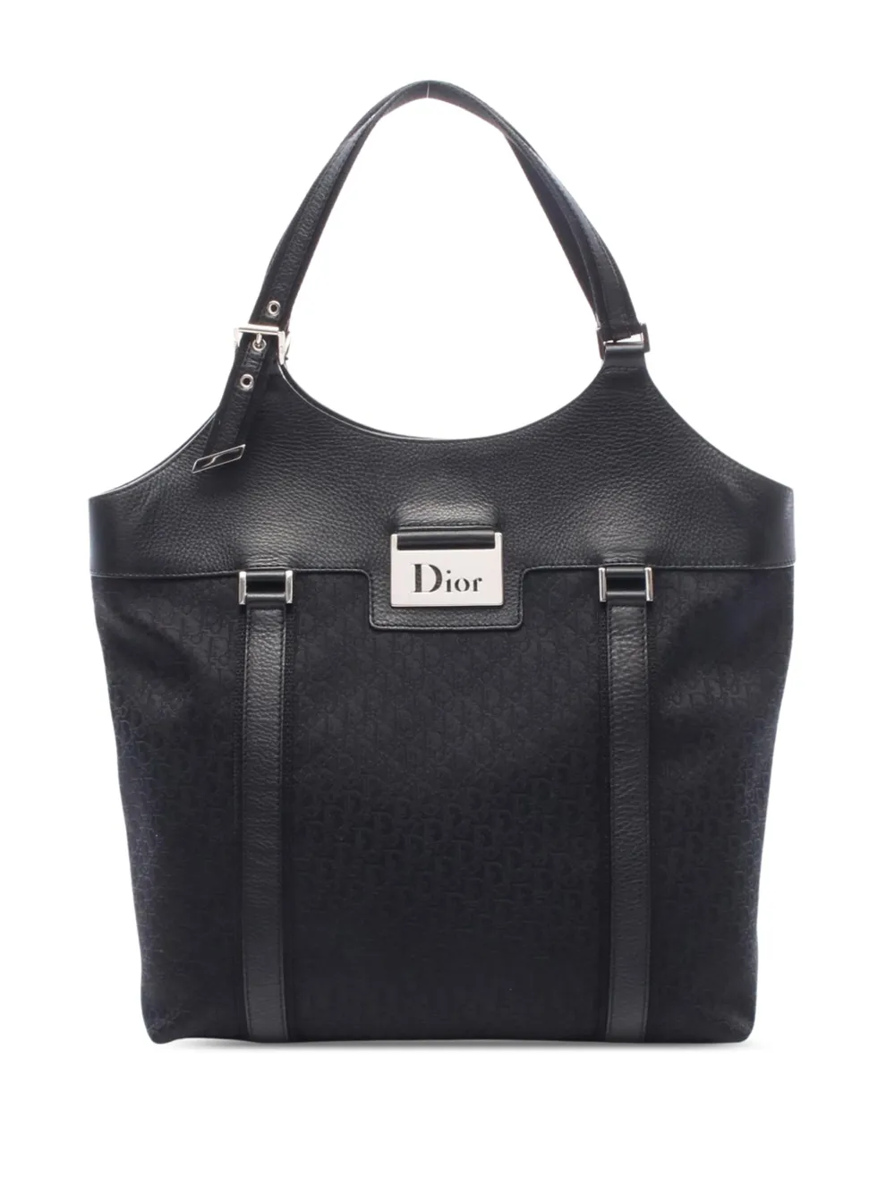 Christian Dior Pre-Owned 20th Century Diorissimo Trotter Canvas Street Chic tote bag - Black
