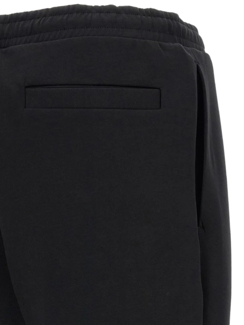 BOSS Hadiko trainingsbroek van stretch-katoen met logo Zwart