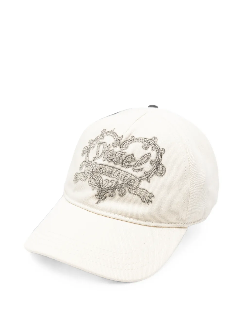 Diesel C-Rit rhinestone-embellished baseball cap - Nude