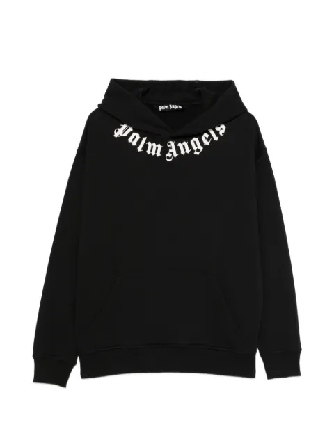 Palm Angels 넥 로고 프린트 후디