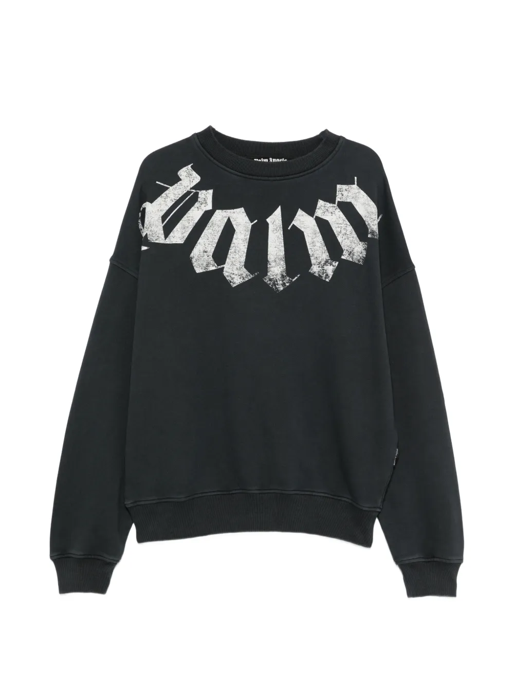 Palm Angels Big Neck Logo printed sweatshirt | Black | Image 1