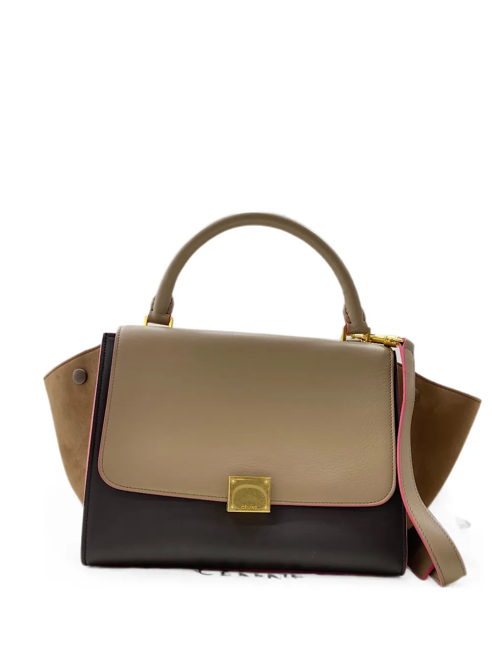 Celine Pre-Owned 2010s Trapeze flap handbag - Brown