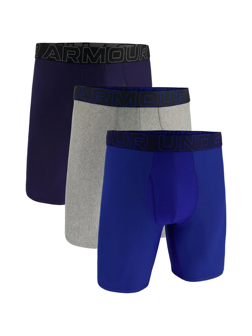 Under Armour Performance Tech 3-pack Boxer Briefs In Multi