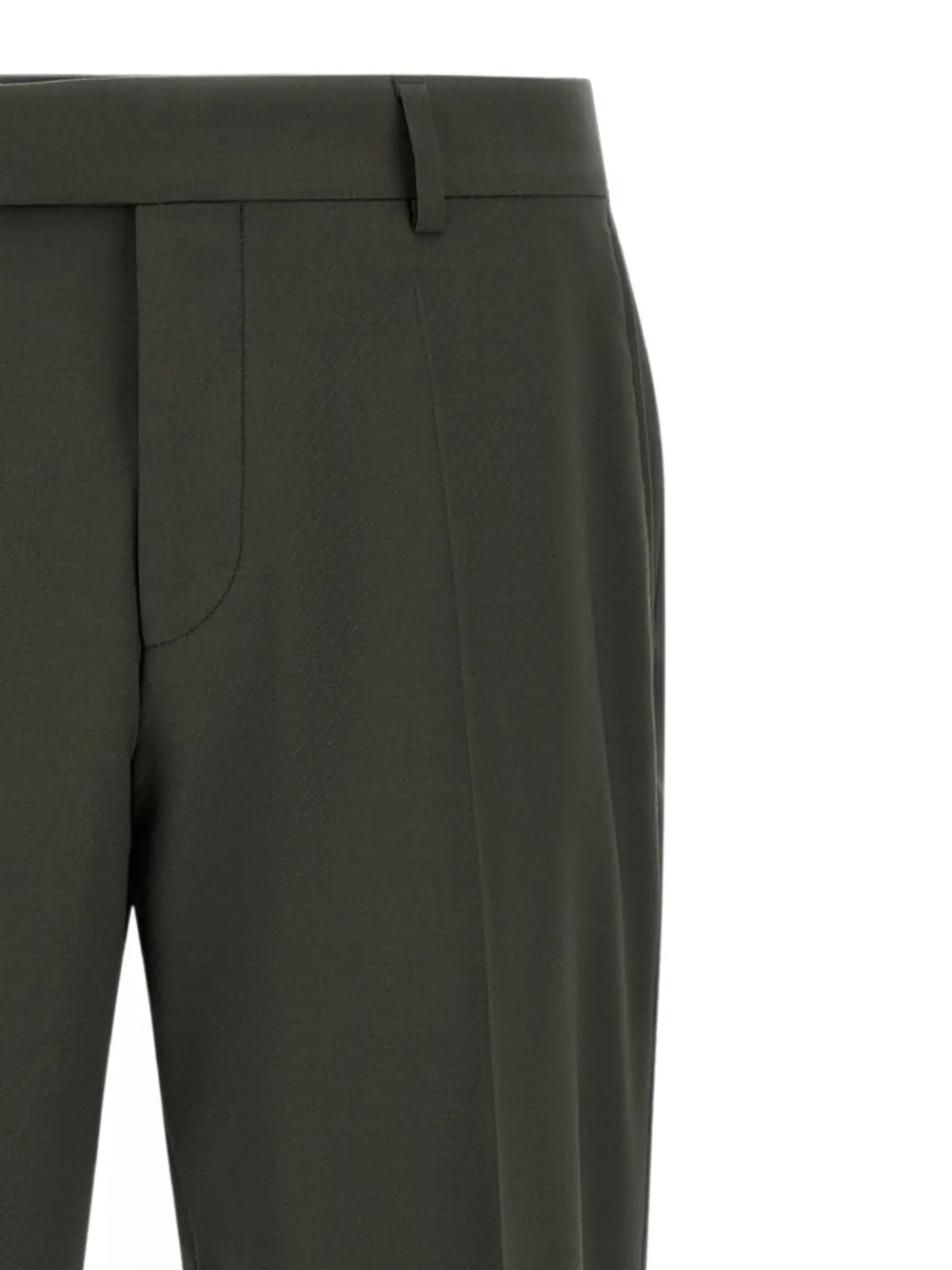 BOSS George 263 pantalon met toelopende pijpen Groen