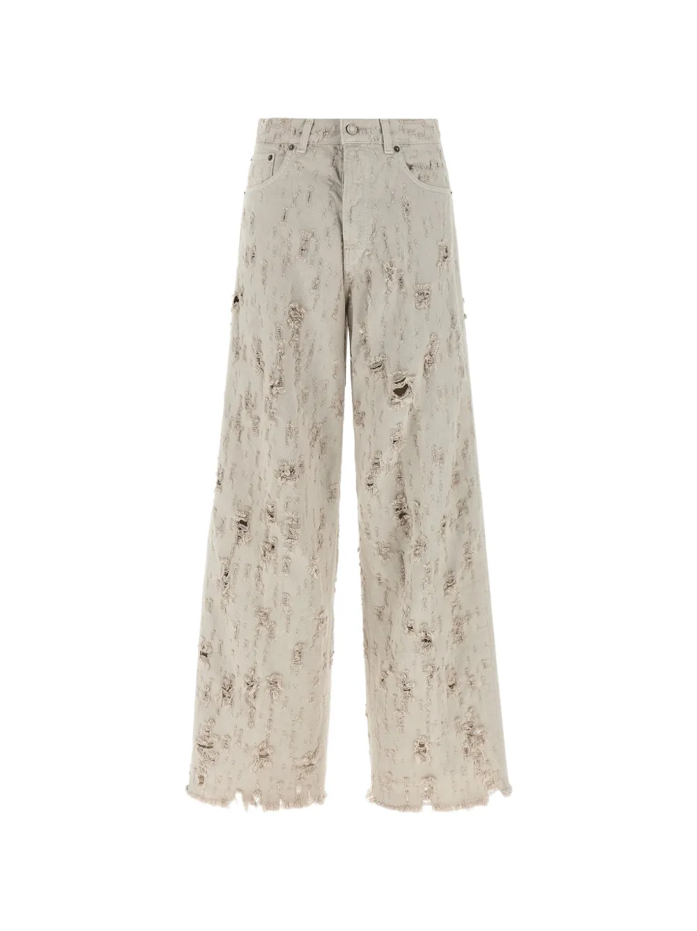 Haikure Bethany distressed wide-leg jeans - Toni neutri