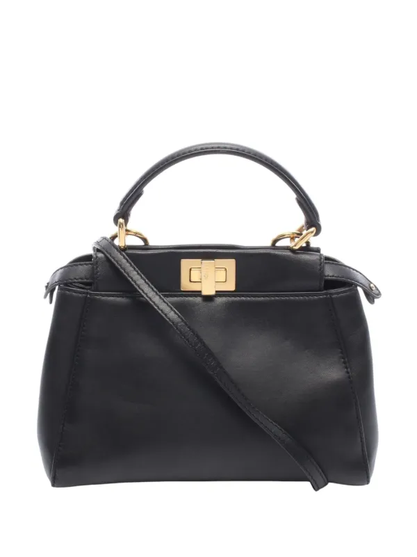 Fendi Pre-Owned 2010-2026 ミニ ピーカブー アイコニック サッチェル 
