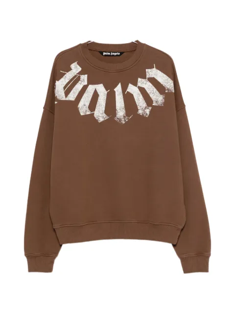 Palm Angels Big Neck Logo printed sweatshirt