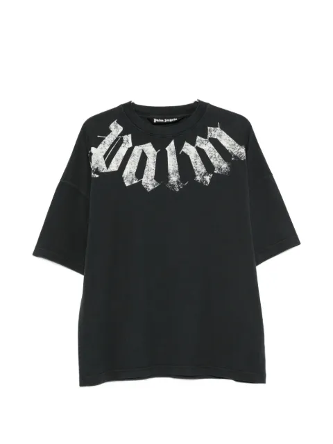 Palm Angels Big Neck Logo printed T-shirt