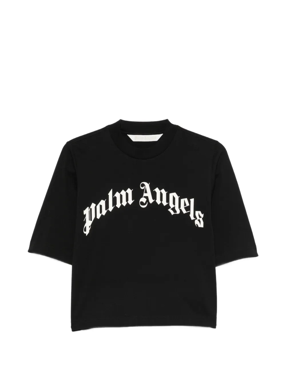 Palm Angels round-neck logo-print T-shirt - Nero
