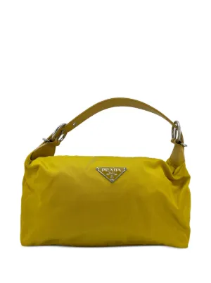 Prada Pre-Owned ビジューロゴ クラッチバッグ | ブラック | FARFETCH JP