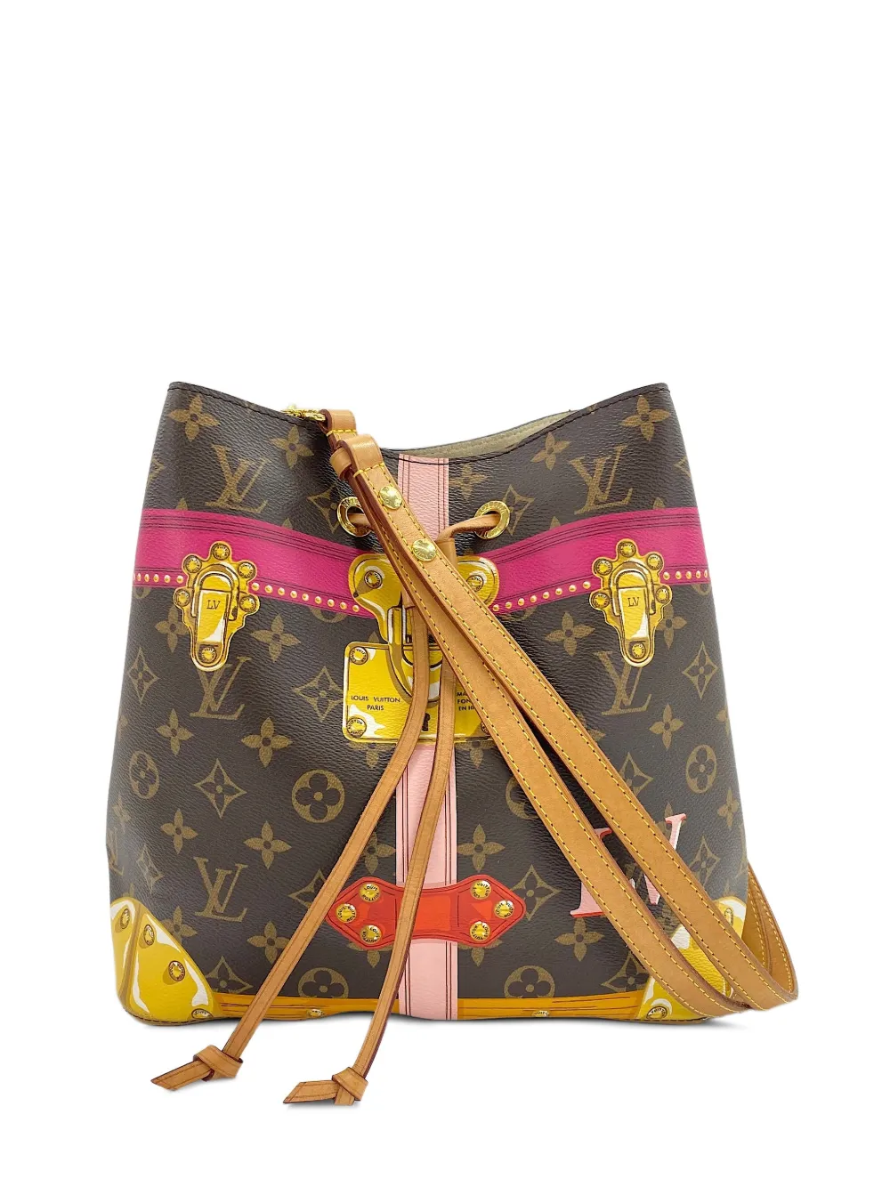 Louis Vuitton Pre-Owned 2018 NeoNoe Summer Trunk shoulder bag - Marrone