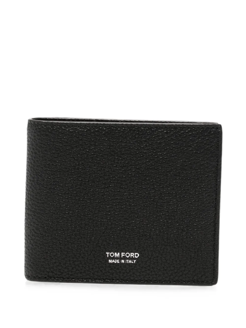 TOM FORD logo-print leather wallet - Schwarz