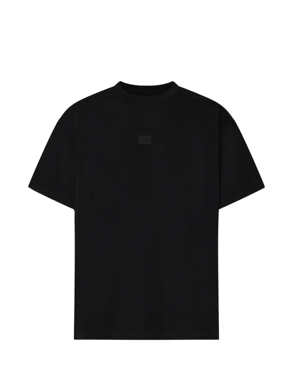 MM6 Maison Margiela logo-patch T-shirt - Schwarz