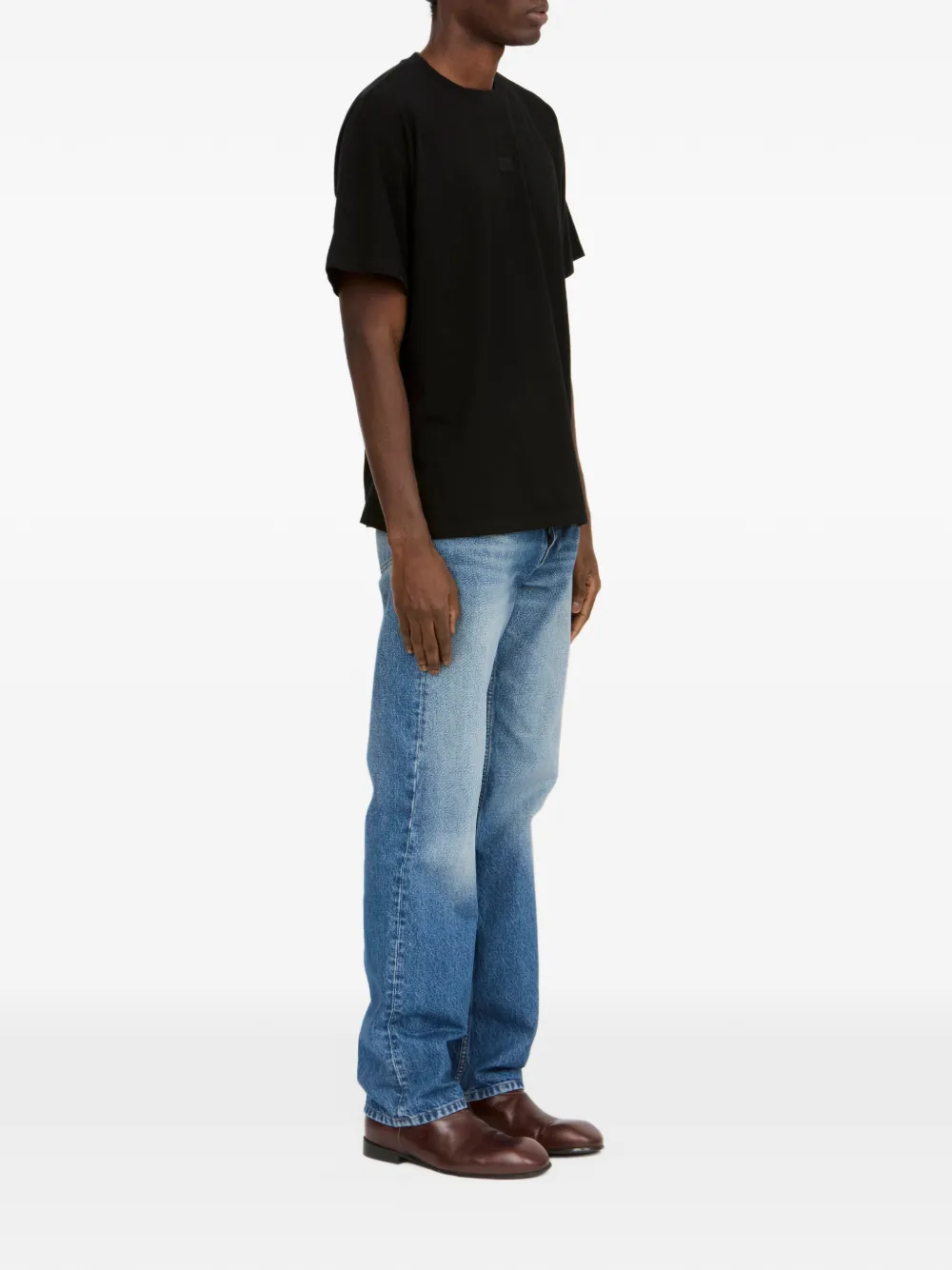 MM6 Maison Margiela T-shirt met logopatch Zwart