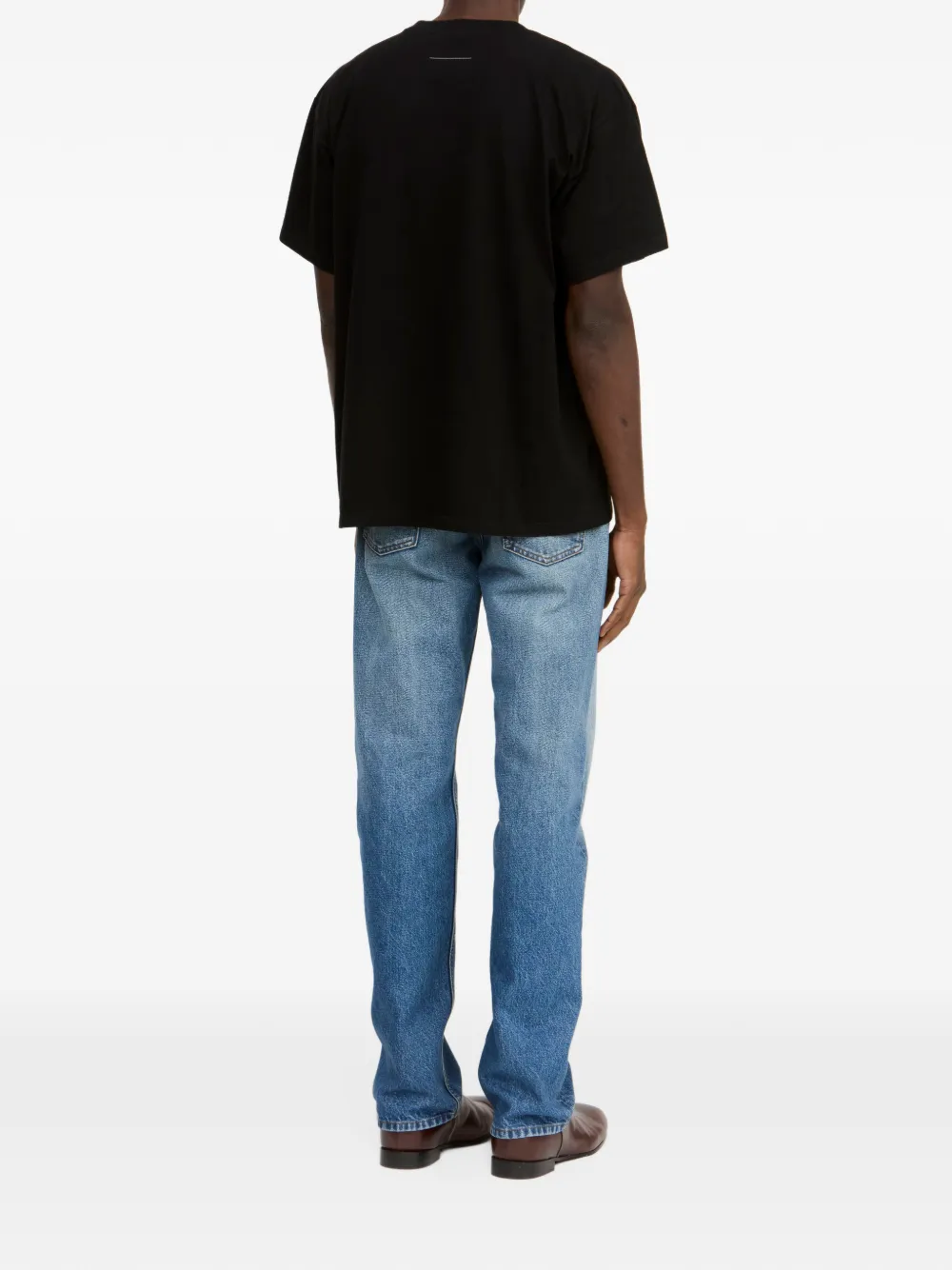 MM6 Maison Margiela T-shirt met logopatch Zwart