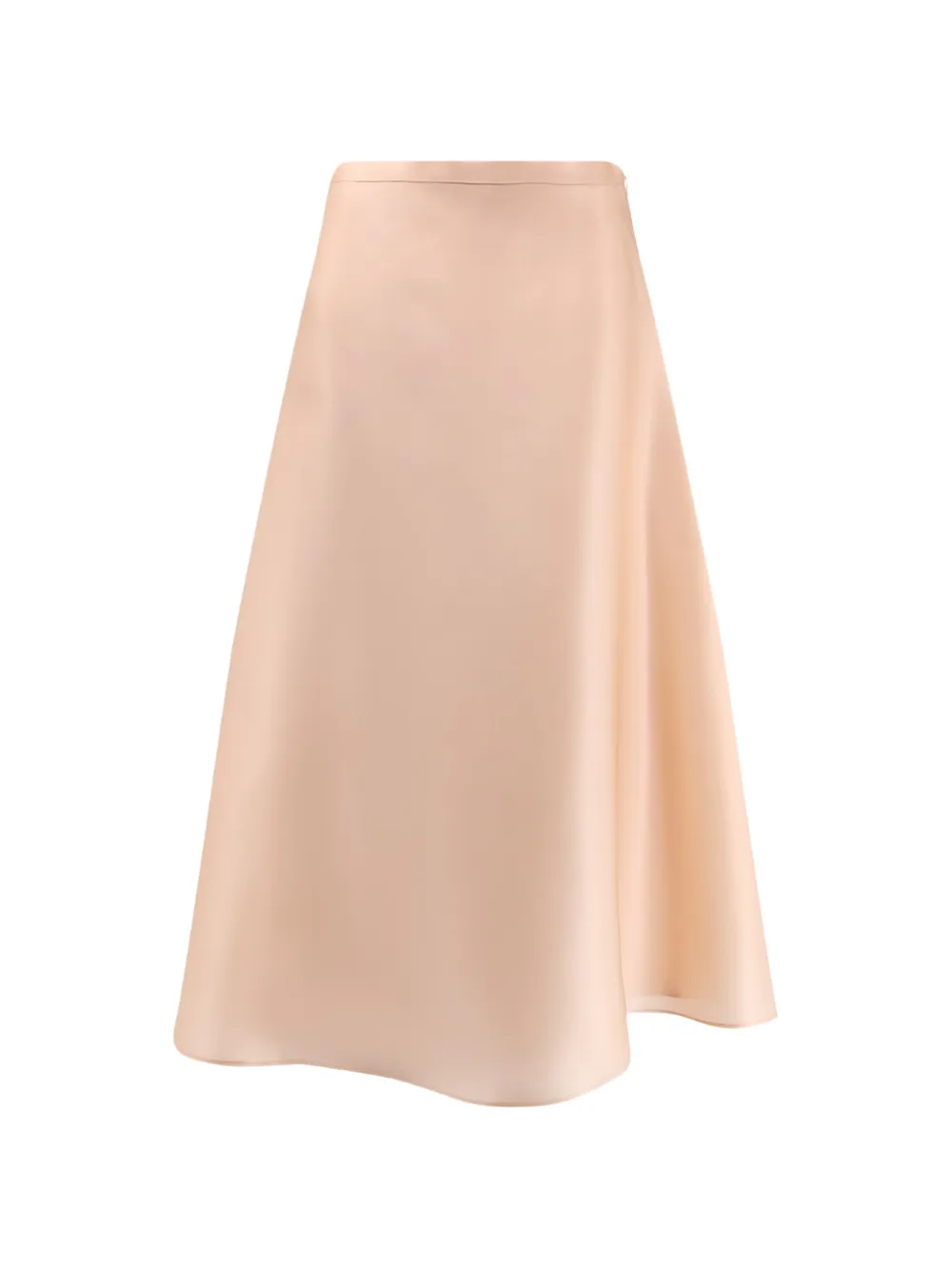 Alberta Ferretti flared silk midi skirt - Rosa