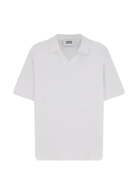 ALPHA STUDIO V-neck short-sleeve t-shirt