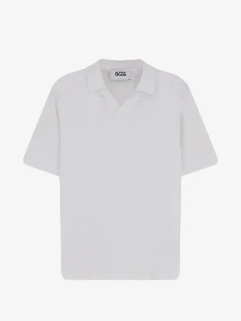 ALPHA STUDIO V-neck short-sleeve t-shirt