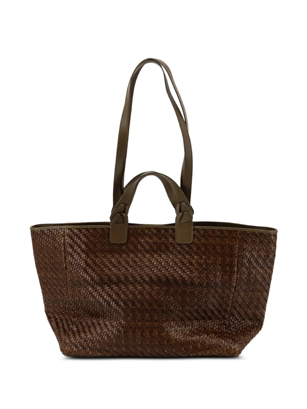 IBELIV sac porté épaule Elmio médium à design tressé - Marron IBELIV sac porté épaule Elmio médium à design tressé - Marron