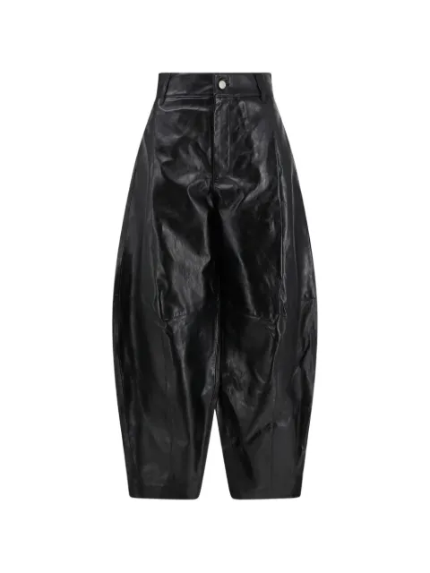 Soeur Julien pleated leather trousers