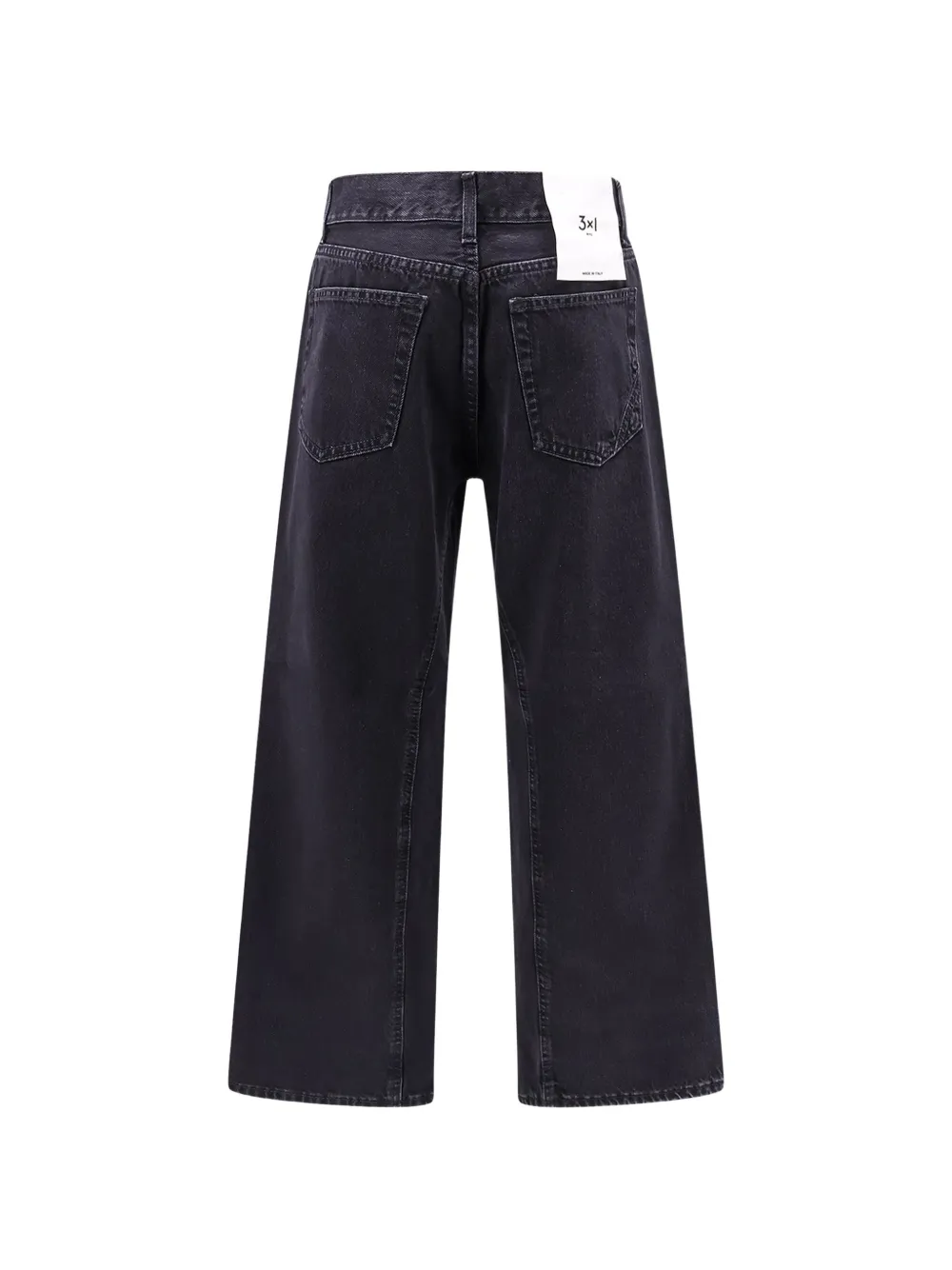 3x1 Jeans met vervaagd effect Zwart