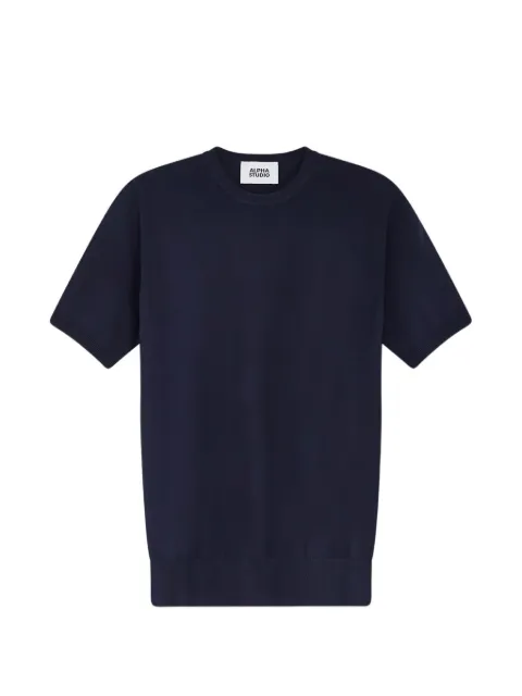 ALPHA STUDIO short-sleeve crew-neck t-shirt